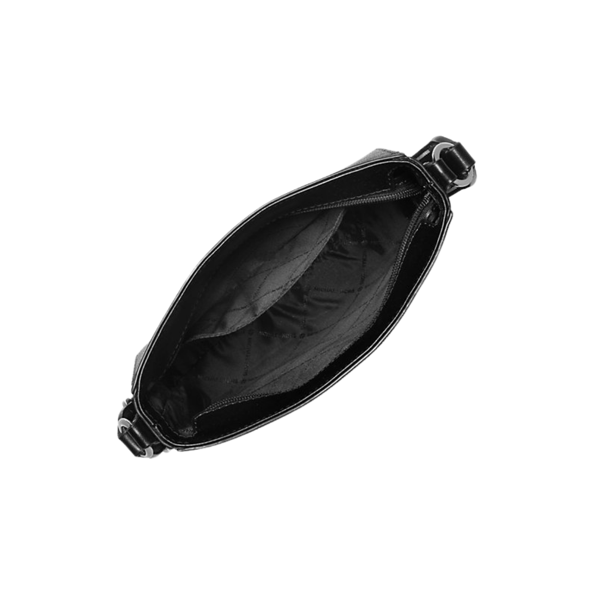 Michael Kors Jet Set Small Signature Logo Crossbody Bag Powder Black