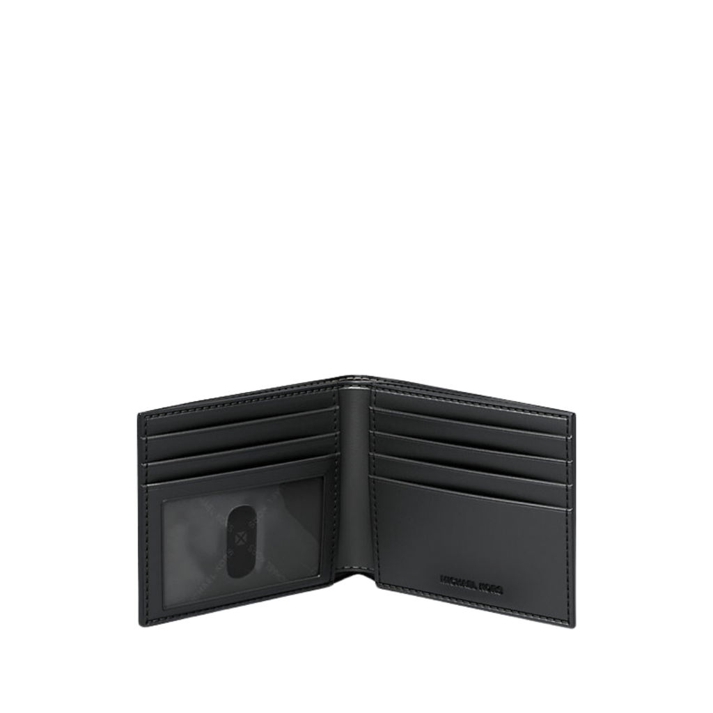 Michael Kors Cooper Signature Logo Billfold Wallet Pg Blk Mul