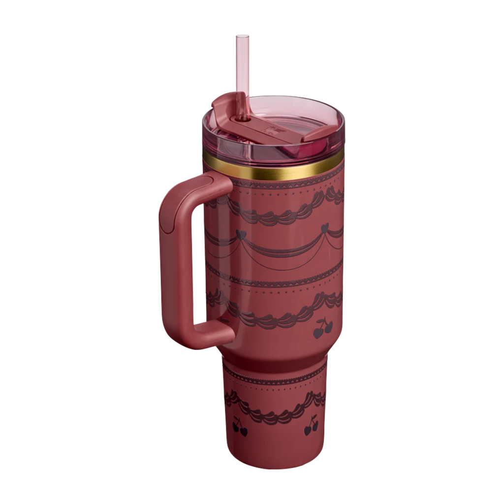 Stanley The Valentine’s Day Quencher H2.0 Flowstate Tumbler | 40 OZ Red Velvet Cake