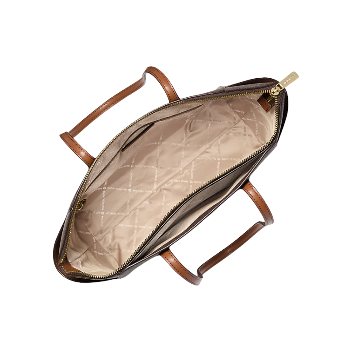 Michael Kors Marilyn Medium Signature Logo Tote Bag Brown