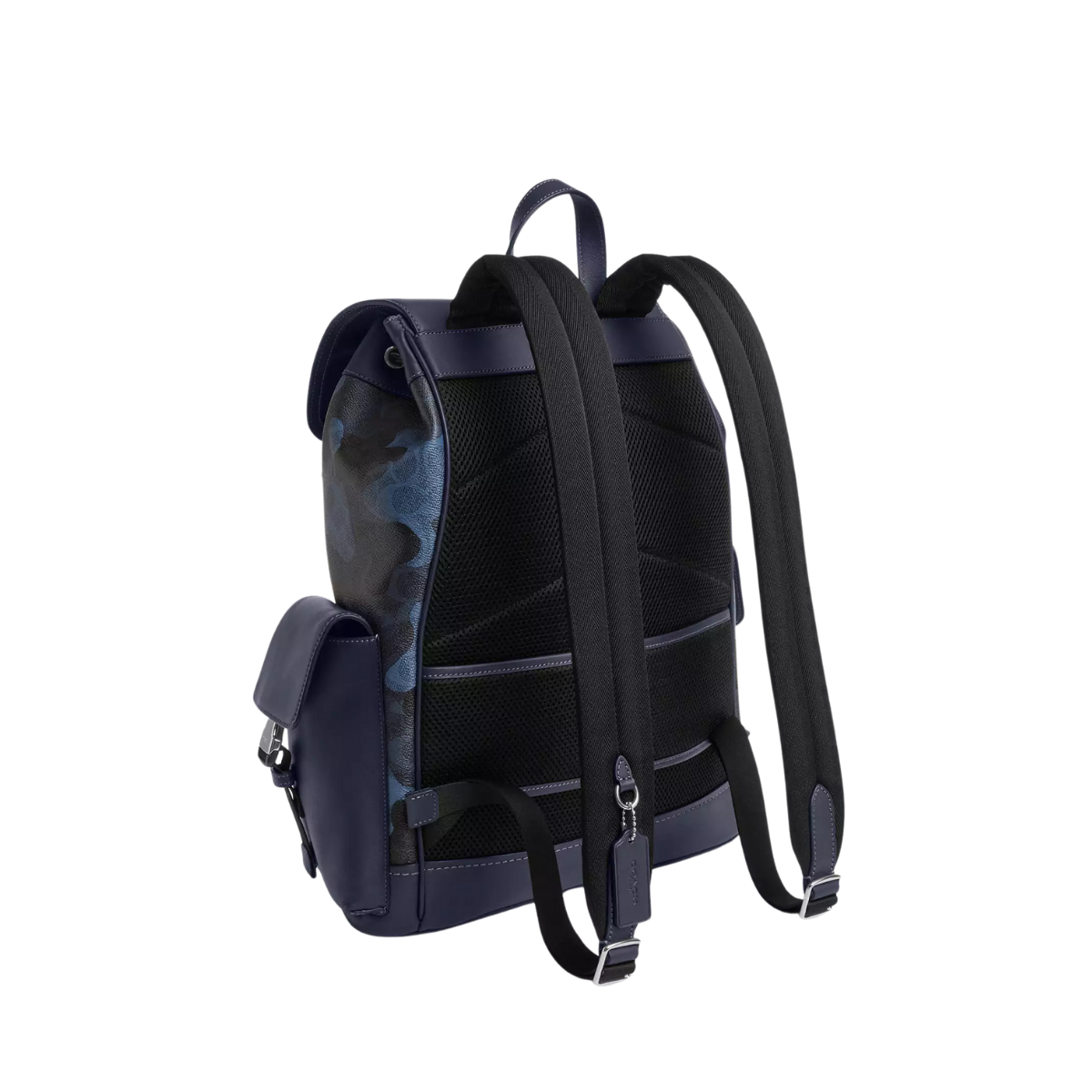 Coach Clark Backpack Signature Camo Print Silver