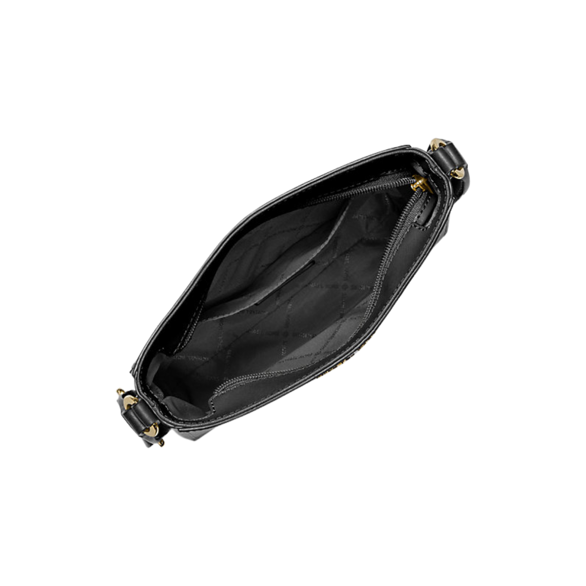 Michael Kors Jet Set Travel Small Messenger Bag Black Black