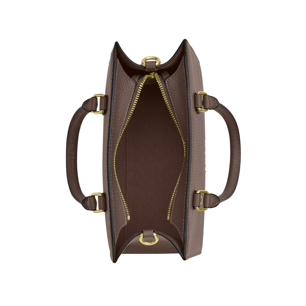 Coach Maggie Small Tote Bag Gold Dark Stone