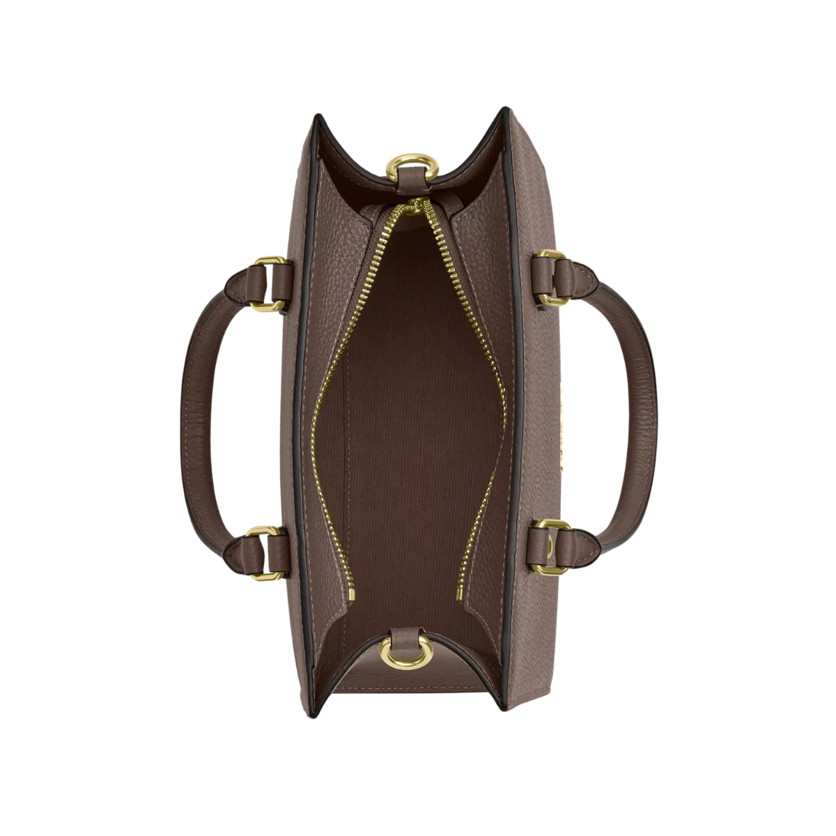 Coach Maggie Small Tote Bag Gold Dark Stone