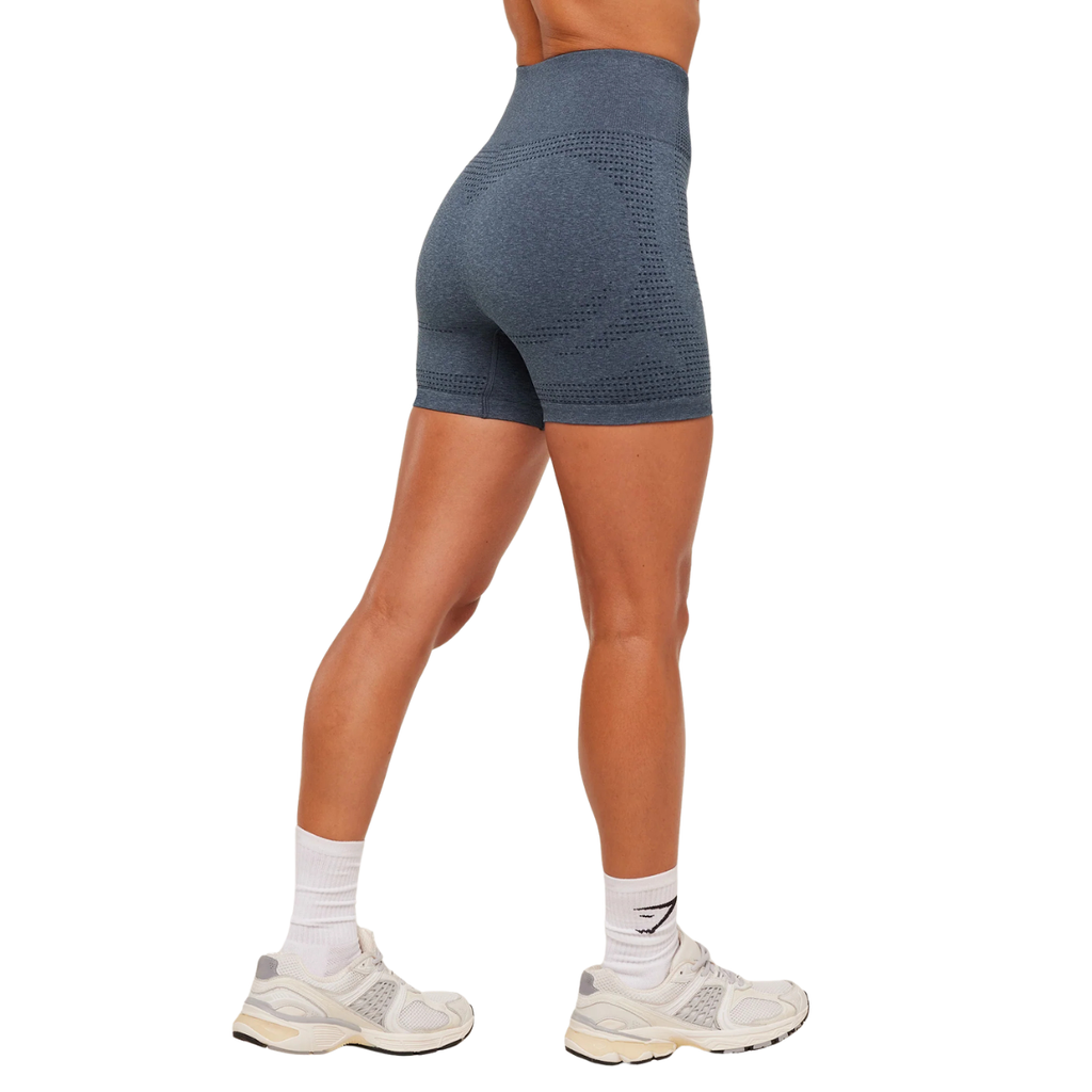 Women's Gymshark Vital Shorts GS Stealth Blue Marl