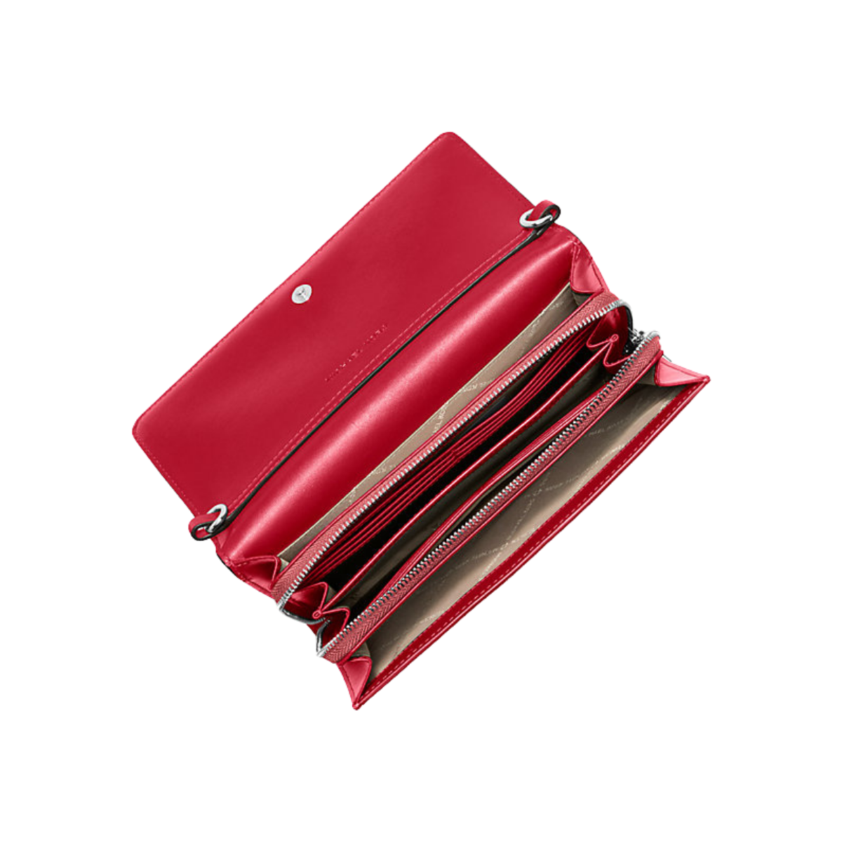 Michael Kors Jet Set Large Ombré Signature Logo Crossbody Bag Hibiscus Multi