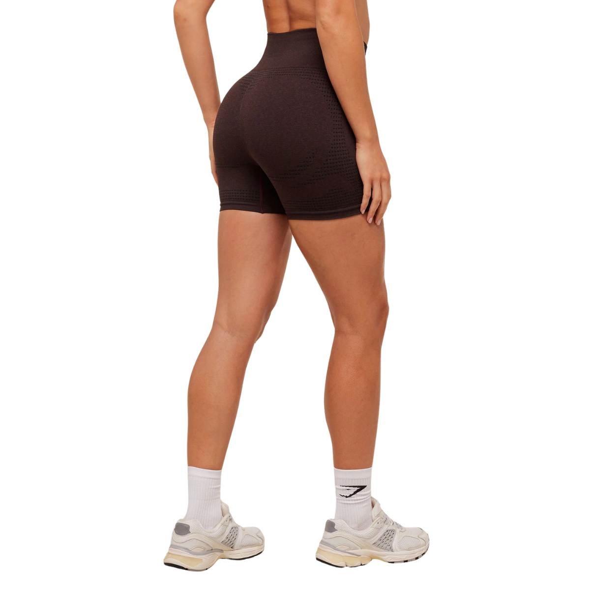 Women's Gymshark Vital Shorts Rich Maroon Marl