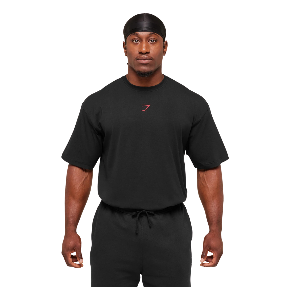 Gymshark Power T-Shirt Black Conditioning Red