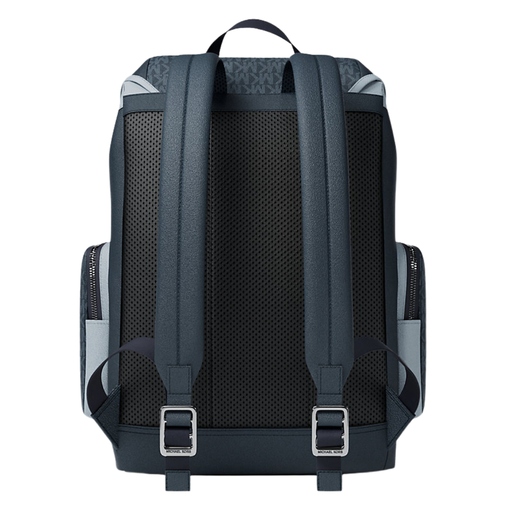 Michael Kors Cooper Medium Signature Logo City Backpack Admirl Multi