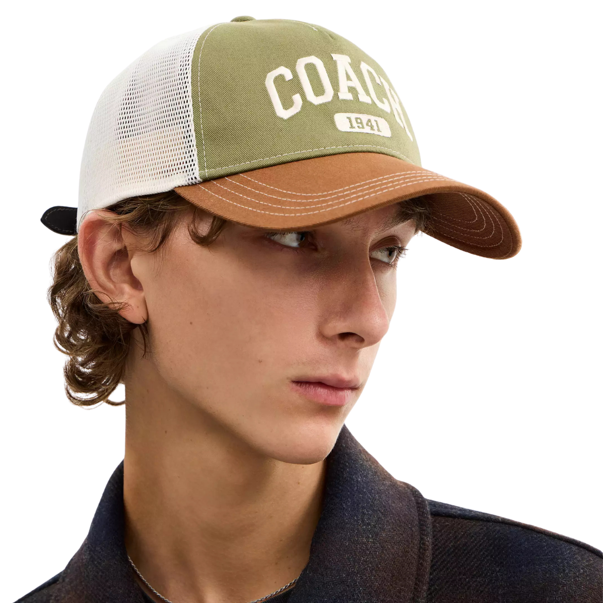 Coach 1941 Varsity Trucker Hat Olive Sable