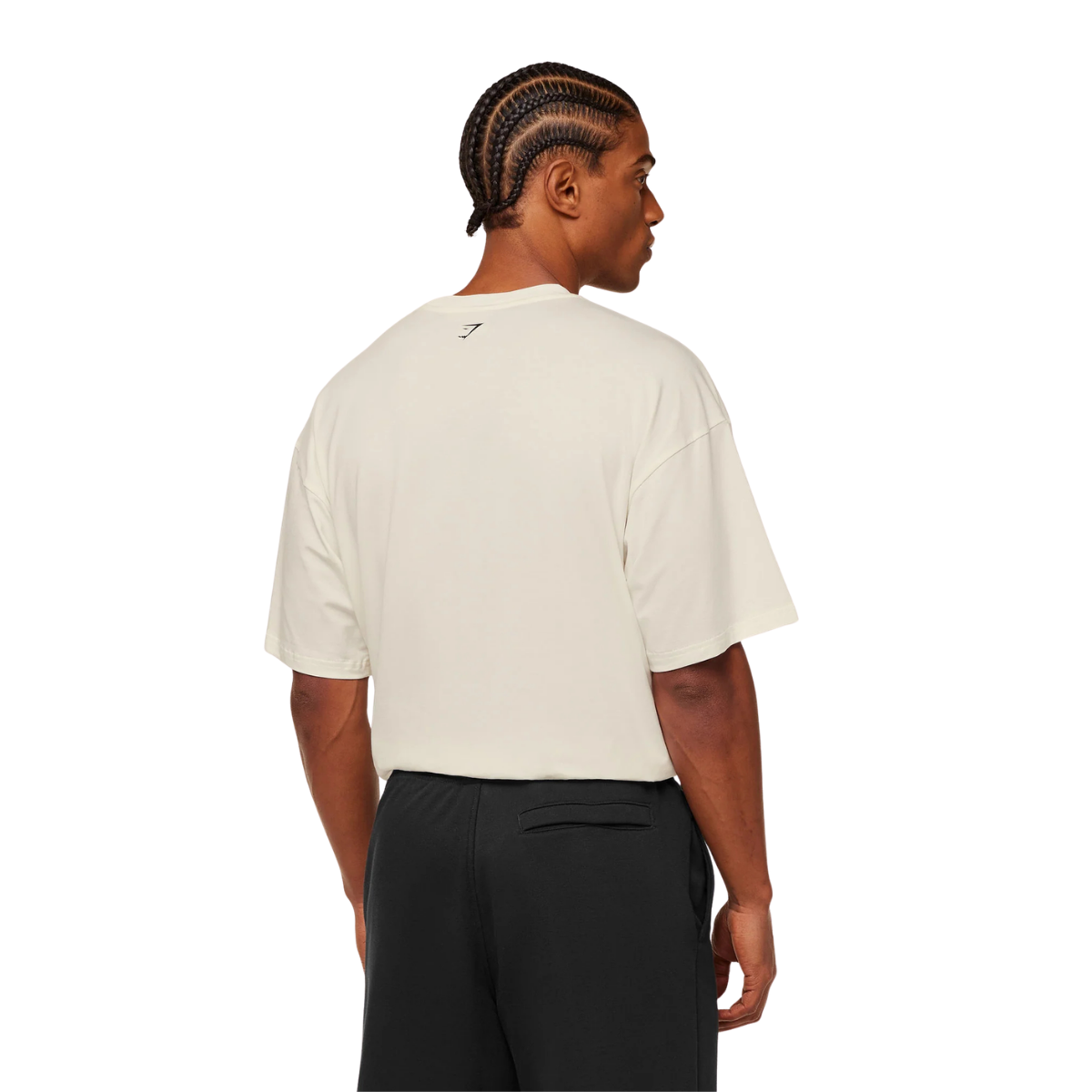 Gymshark Heavy Duty Bro Graphic T-Shirt GS Soft White