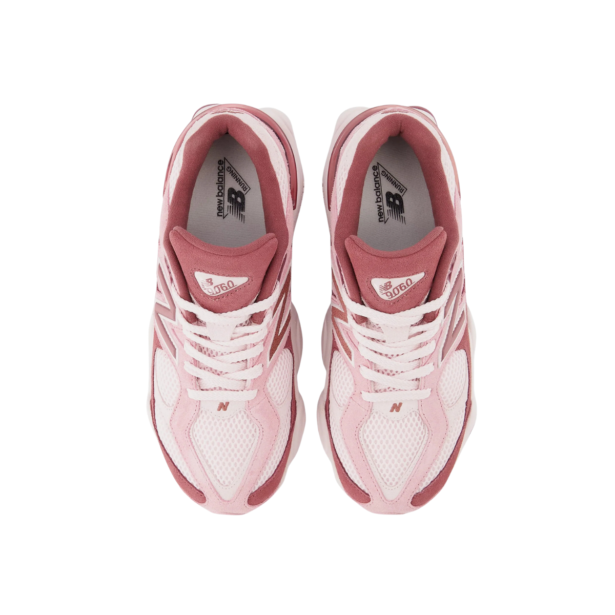 New Balance 9060 Pink Granite Washed Burgundy GS
