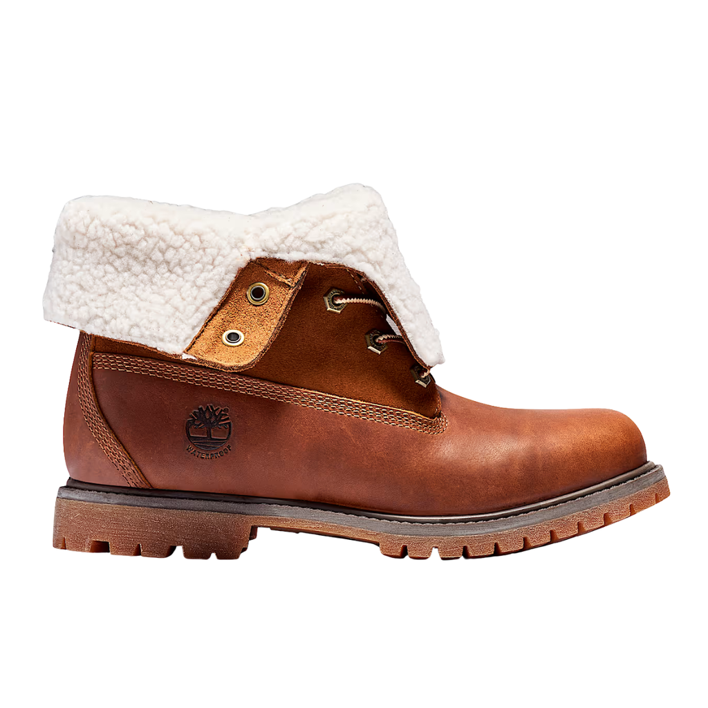 Timberland Warm-Lined Waterproof Roll-Top Boot Dark Brown (W)