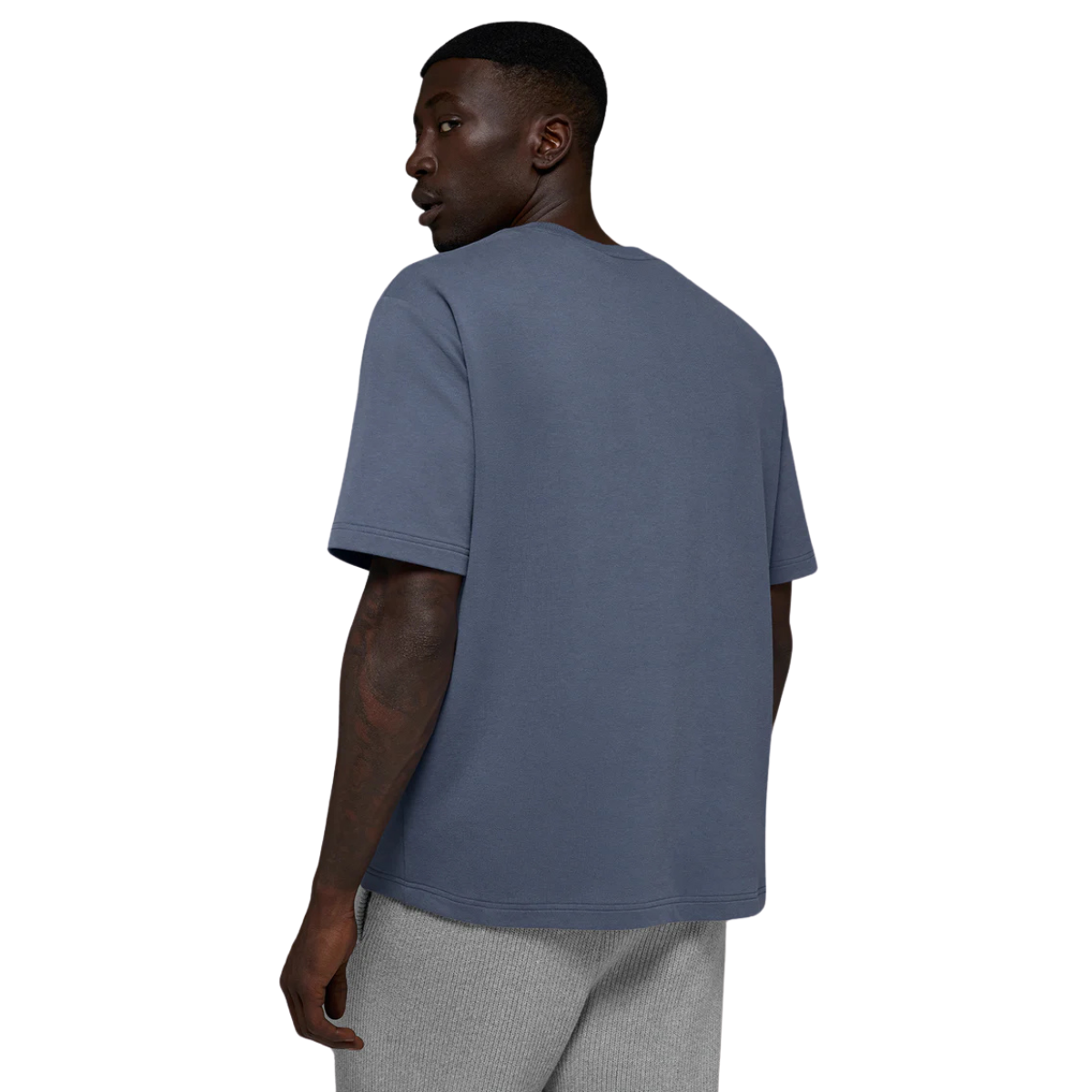 Alo Yoga Double Take Short Sleeve Bluestone