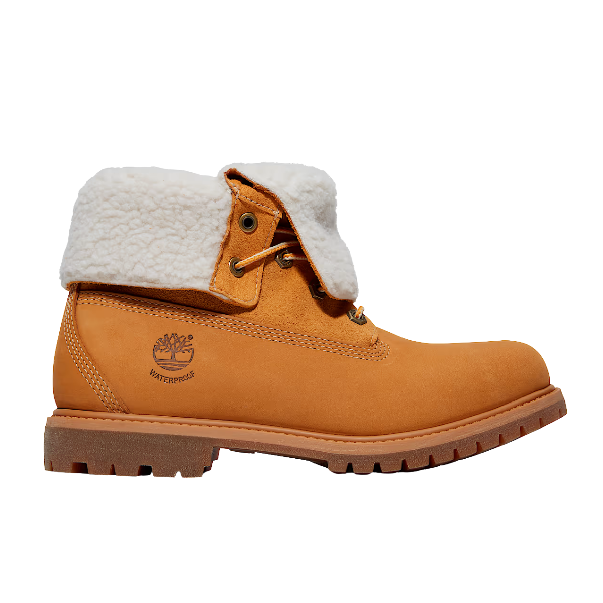 Timberland Warm-Lined Waterproof Roll-Top Boot Wheat Nubuck