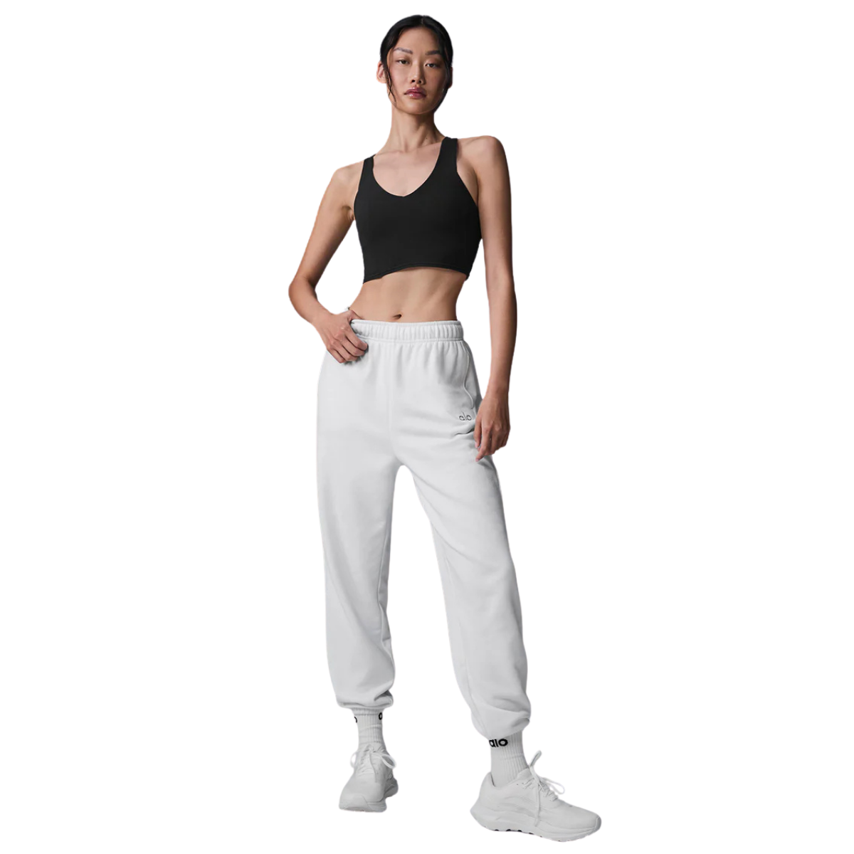 Alo Yoga Women's Airbrush Real Bra Tank Black