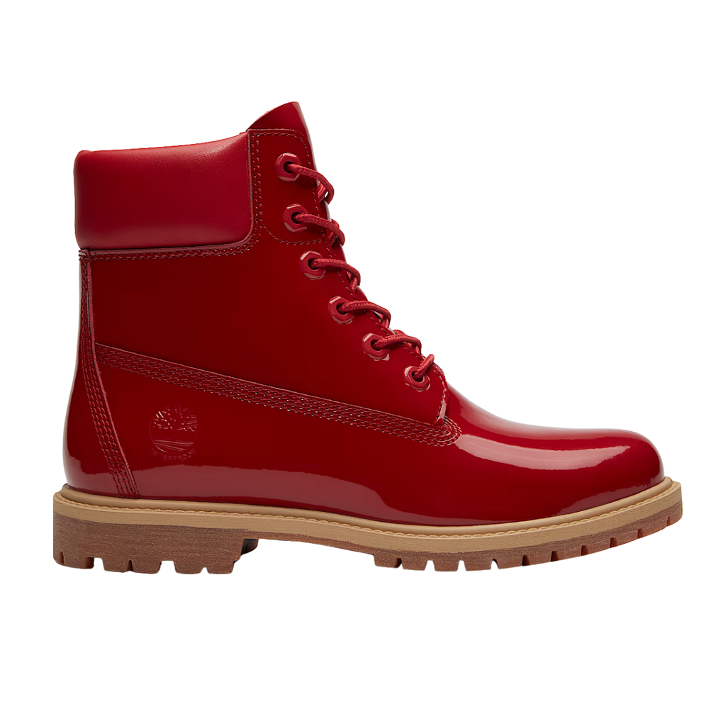 Timberland Patent Leather Premium 6-Inch Waterproof Boot Red (W)