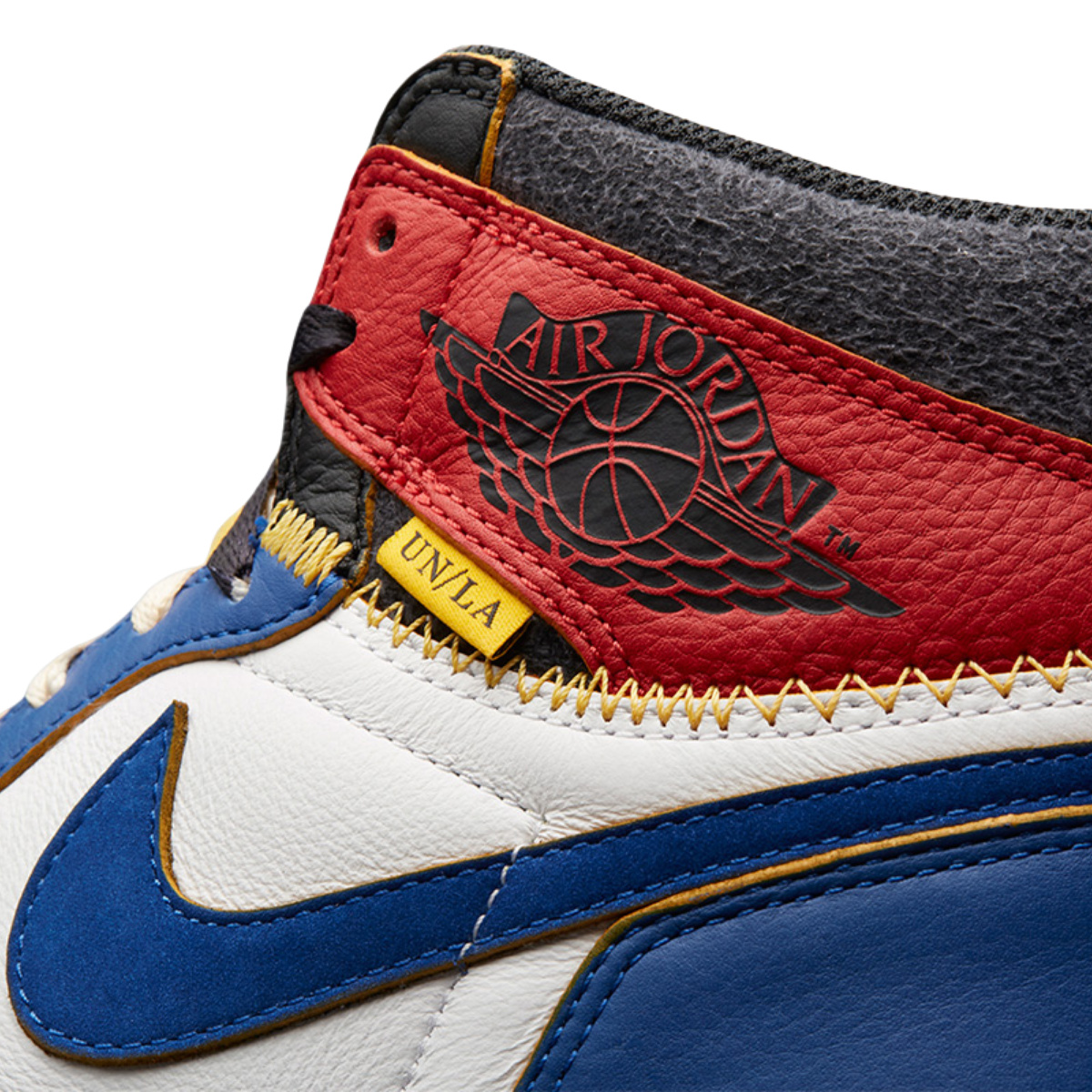 Jordan 1 Retro High OG SP Fragment x Union LA Varsity Red Sport Royal