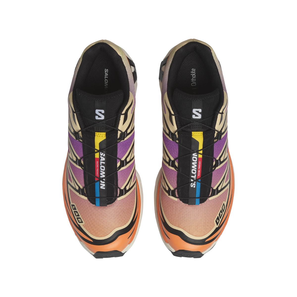 Salomon XT-6 Black Almond Dragon Fire