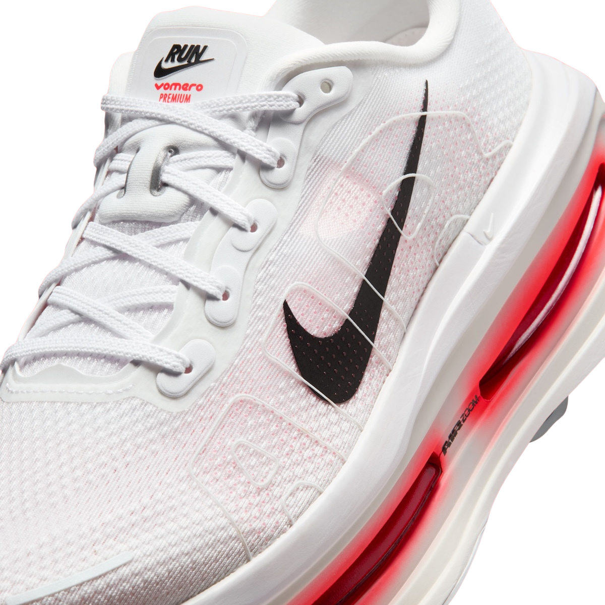 Nike Vomero Premium White Bright Crimson