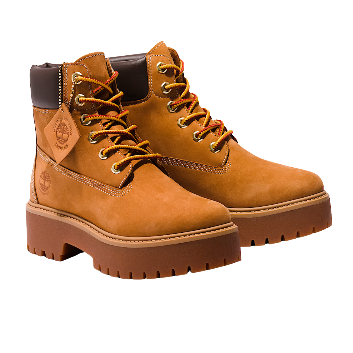 Timberland Stone Street 6-Inch Waterproof Platform Boot Wheat (W)