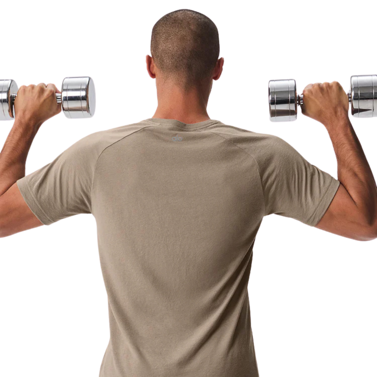 Alo Yoga Triumph Raglan Tee Gravel