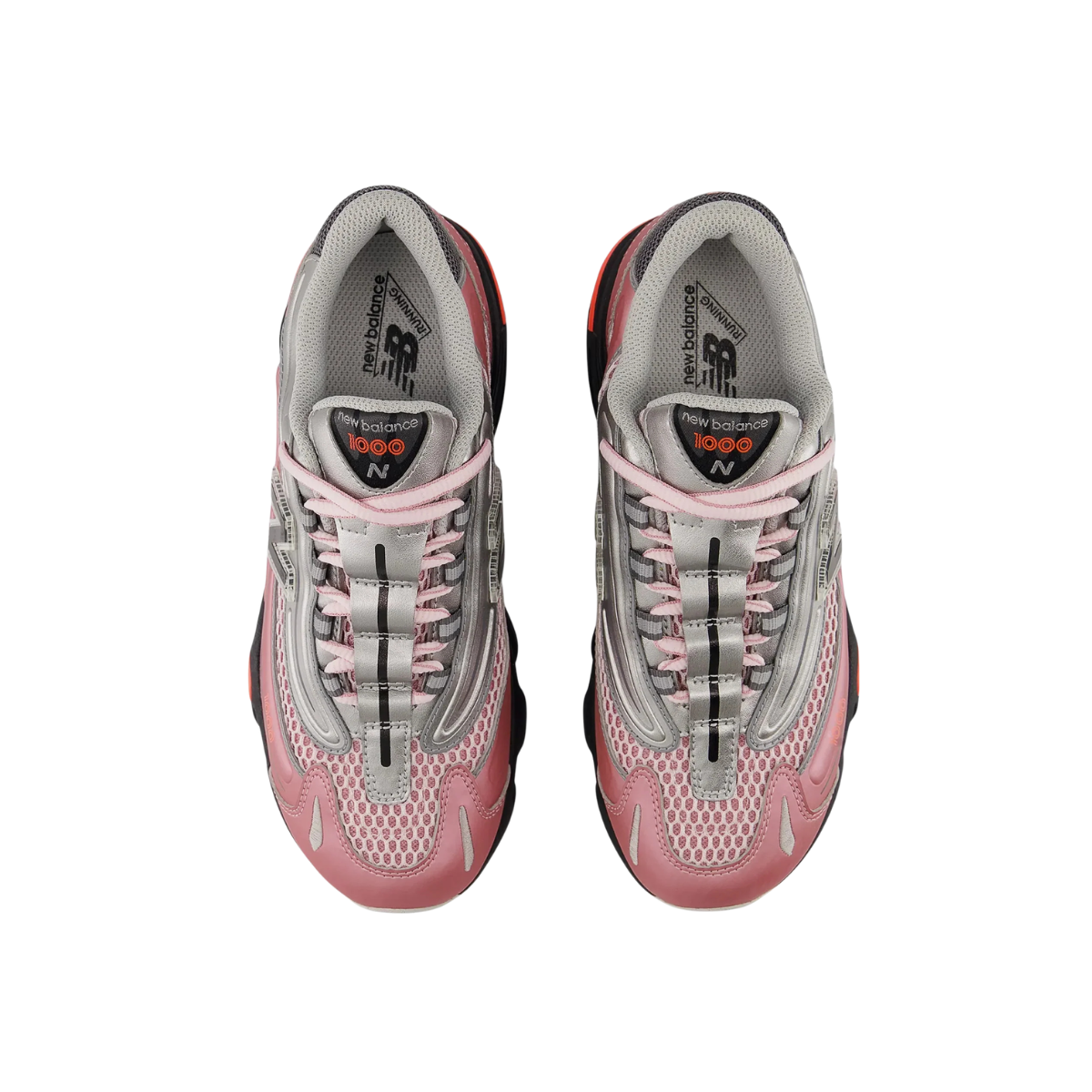 New Balance 1000 Pink Taffy Silver Metallic Urgent Red GS