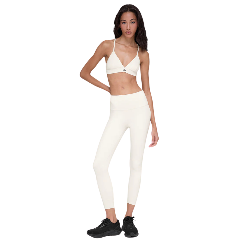 Alo Yoga Women's Splendor Bra Ivory Black