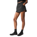 Alo Yoga Women's Pinstripe Daylight Mini Skirt Black Titanium