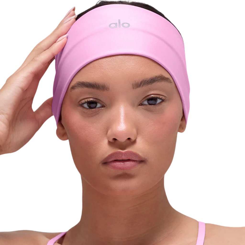 Alo Yoga Airlift Headband Candy Heart Pink
