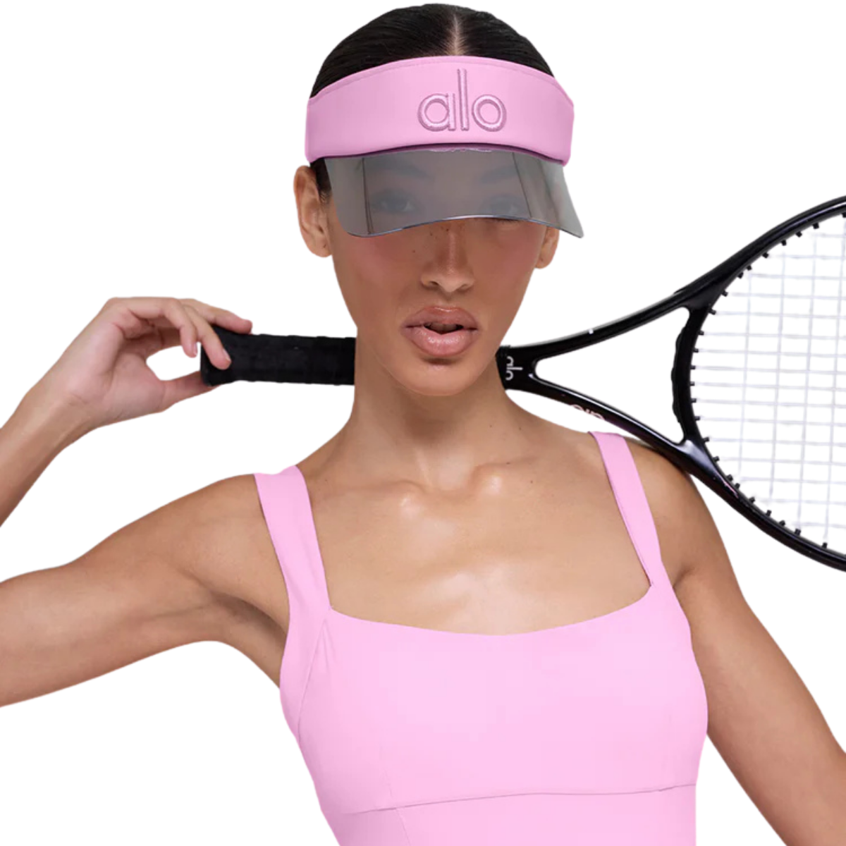 Alo Yoga Airlift Solar Visor Candy Heart Pink
