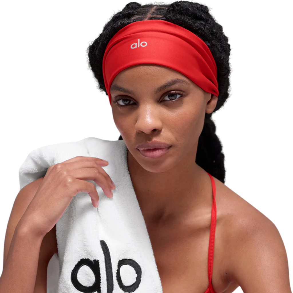 Alo Yoga Airlift Headband Bright Red