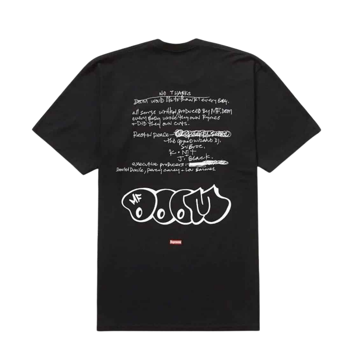 Supreme MF DOOM Tee Black