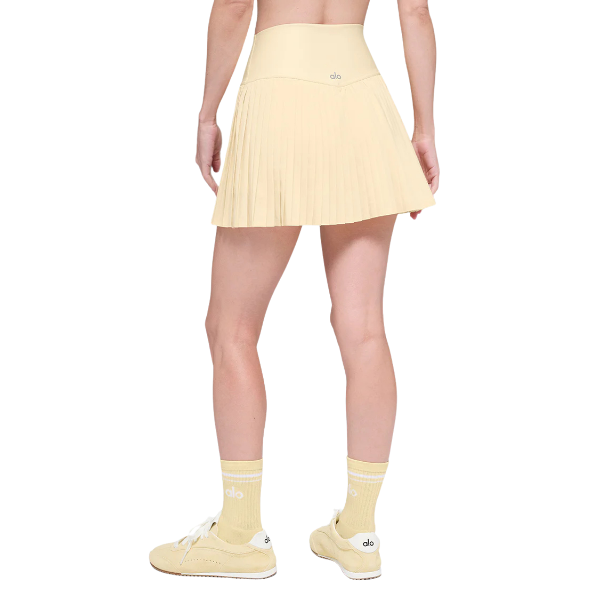 Alo Yoga Women's Grand Slam Tennis Skirt Candlelight Yellow