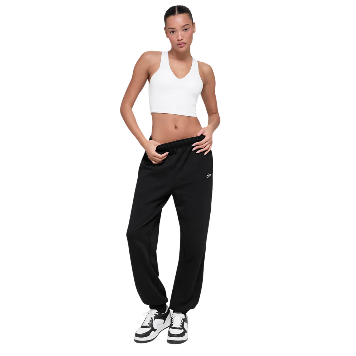 Alo Yoga Women's Airbrush Real Bra Tank White