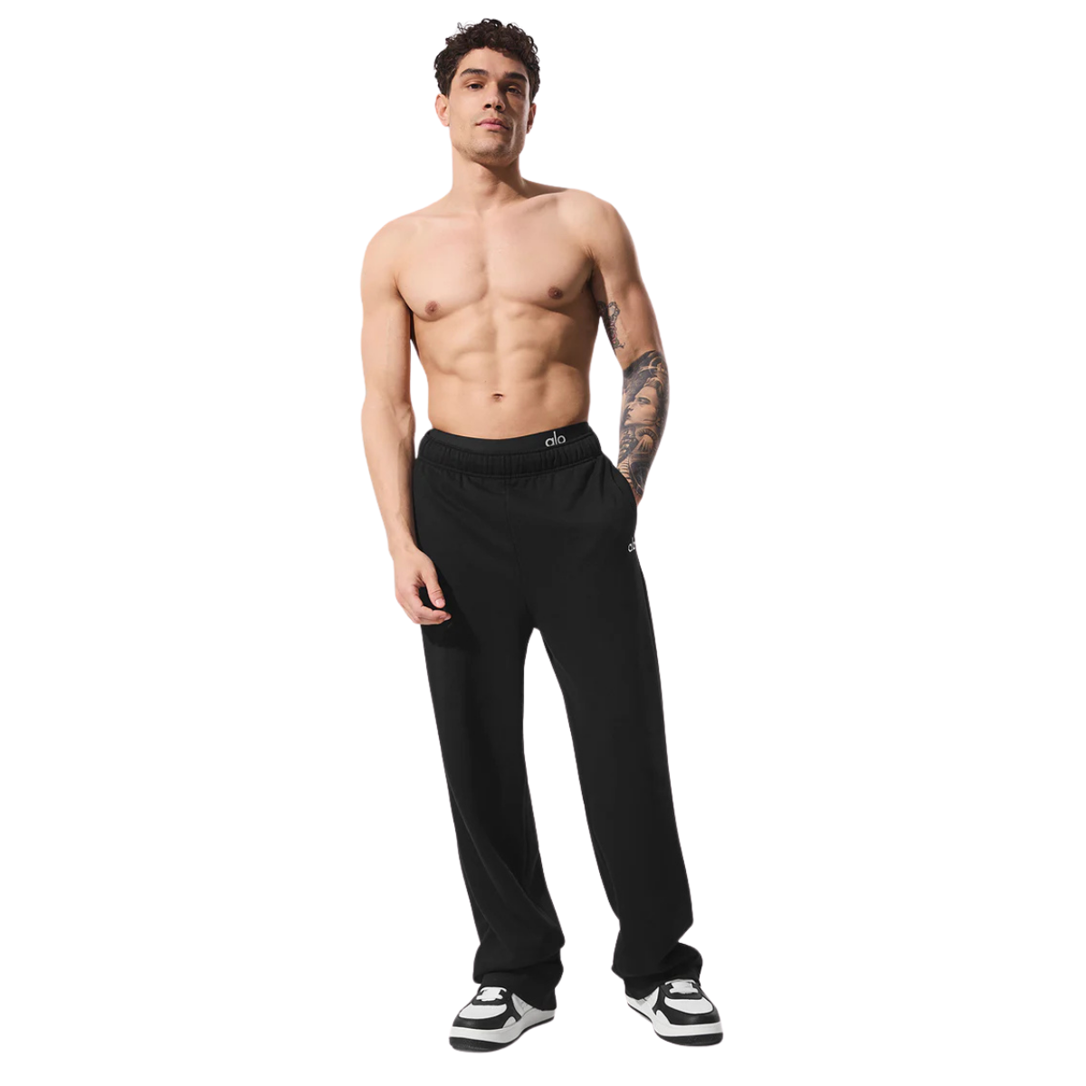 Alo Yoga Accolade Straight Leg Sweatpant Black