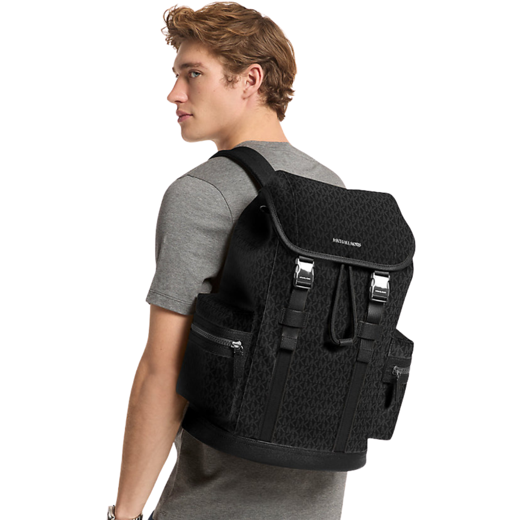 Michael Kors Cooper Logo Backpack Black