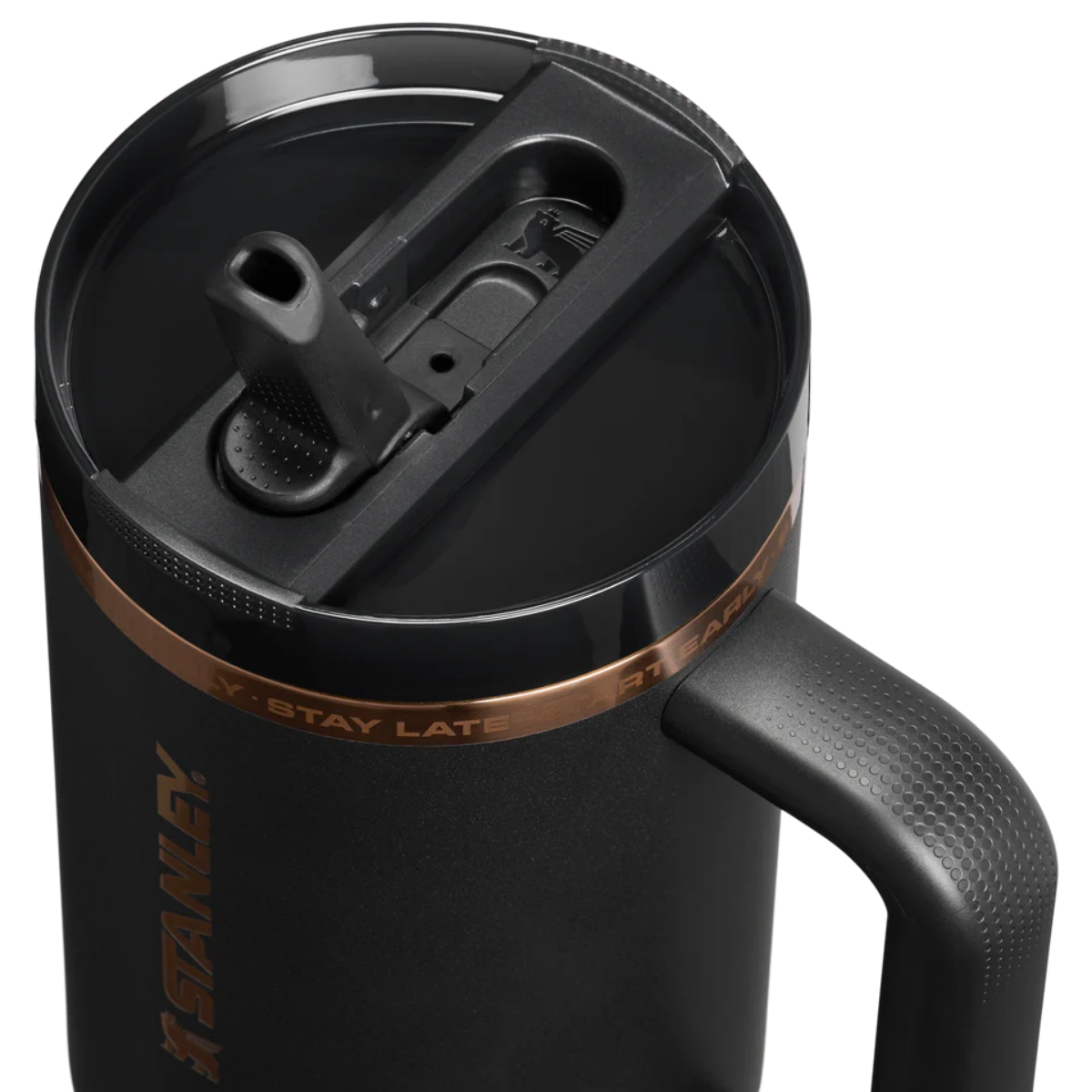Stanley - The Messi x Stanley Quencher ProTour Flip Straw Tumbler | 40 OZ - Messi GOAT Black