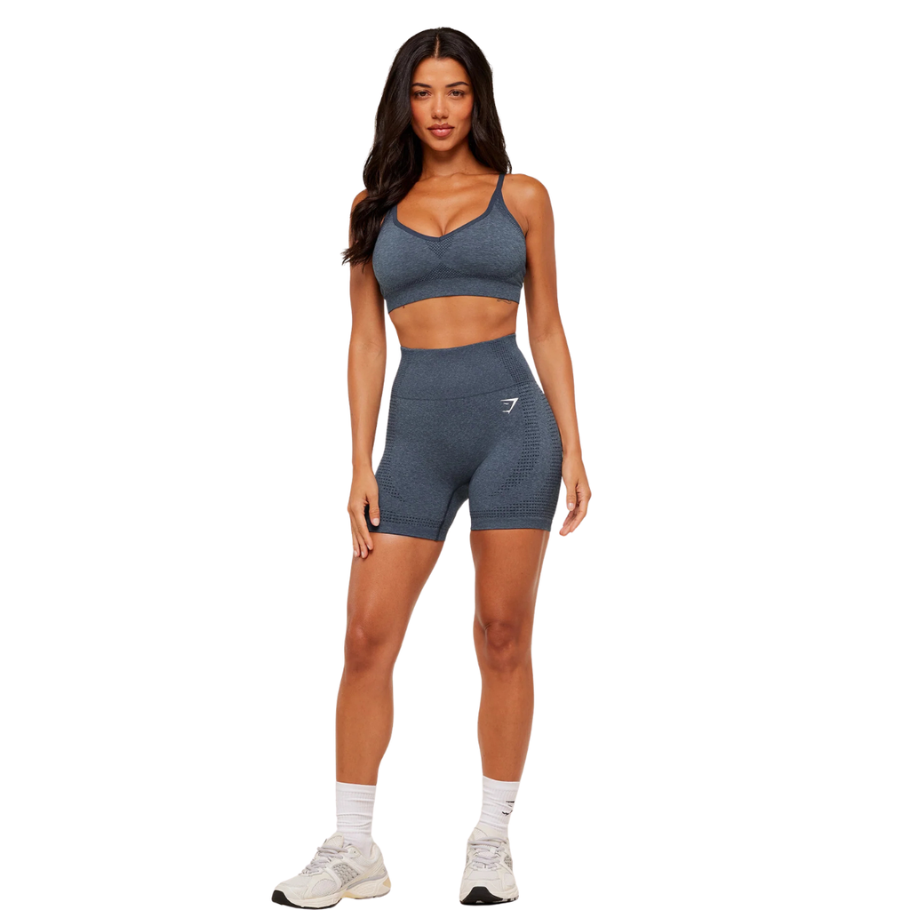 Women's Gymshark Vital Shorts GS Stealth Blue Marl