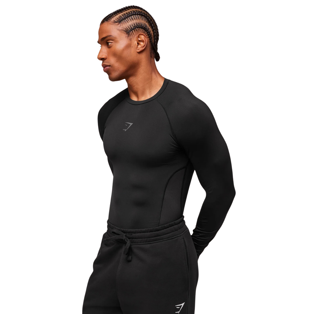 Gymshark Element Baselayer Long Sleeve T-Shirt Black