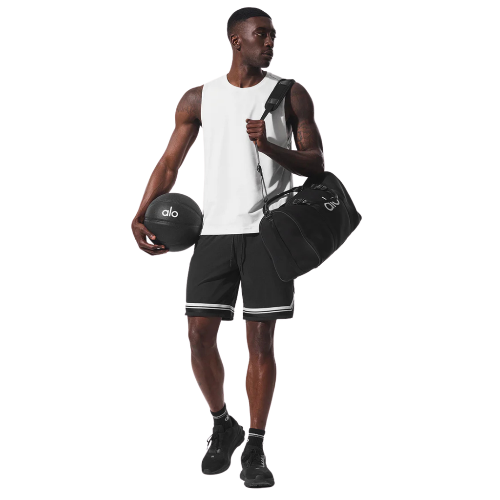 Alo Yoga Conquer Muscle Tank White