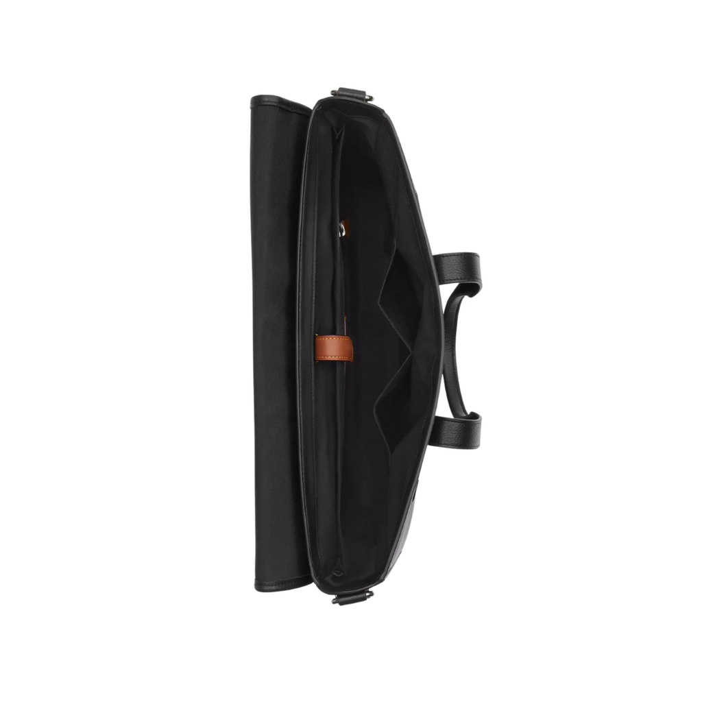 Coach Sullivan Portfolio Brief In Signature Canvas Gunmetal Charcoal Black