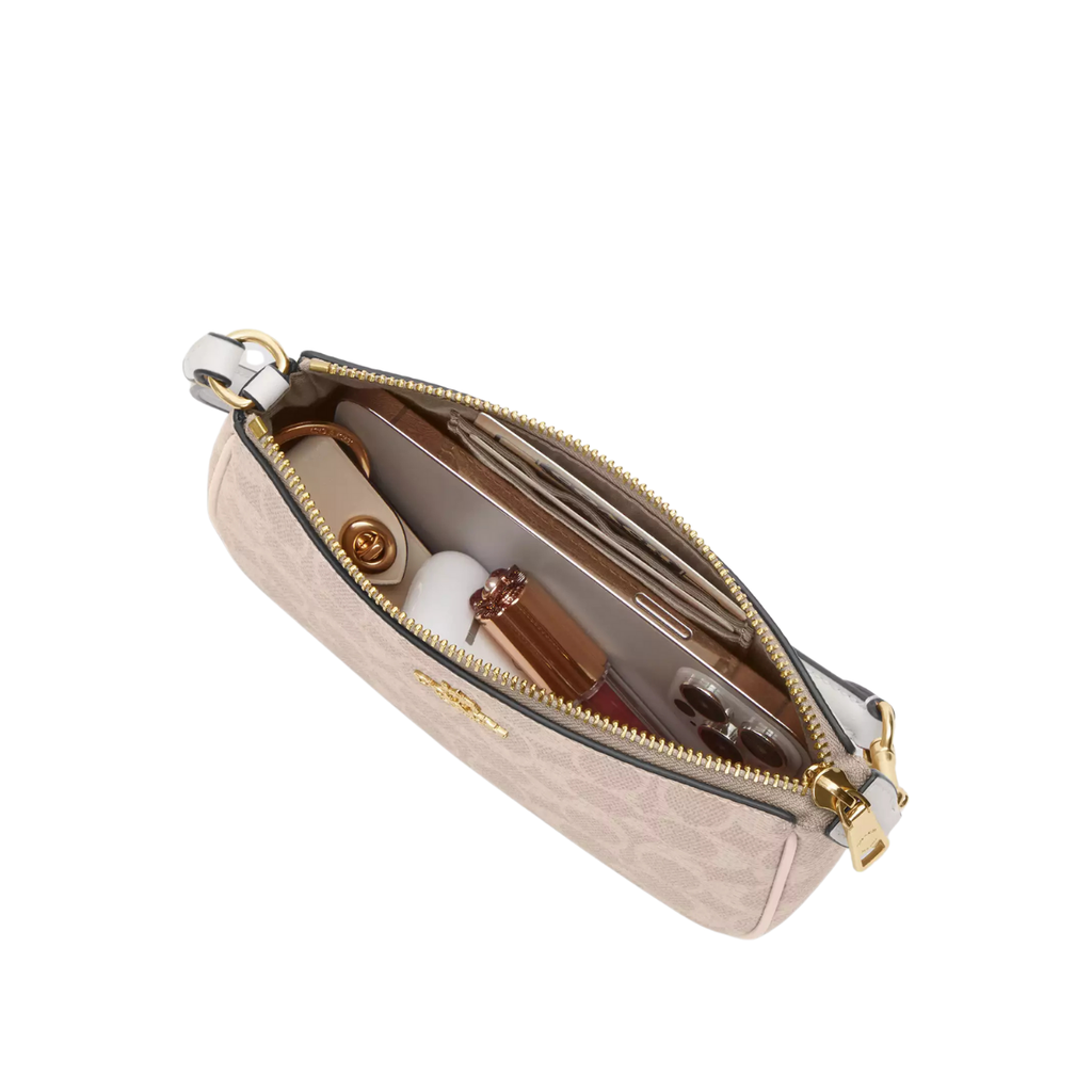 Coach Nolita 19 In Signature Canvas Gold Sand Chalk