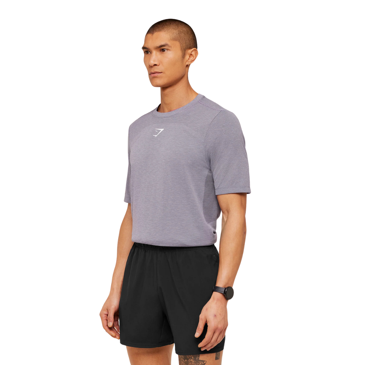 Gymshark Lightweight Seamless T-Shirt GS Fog Purple Marl