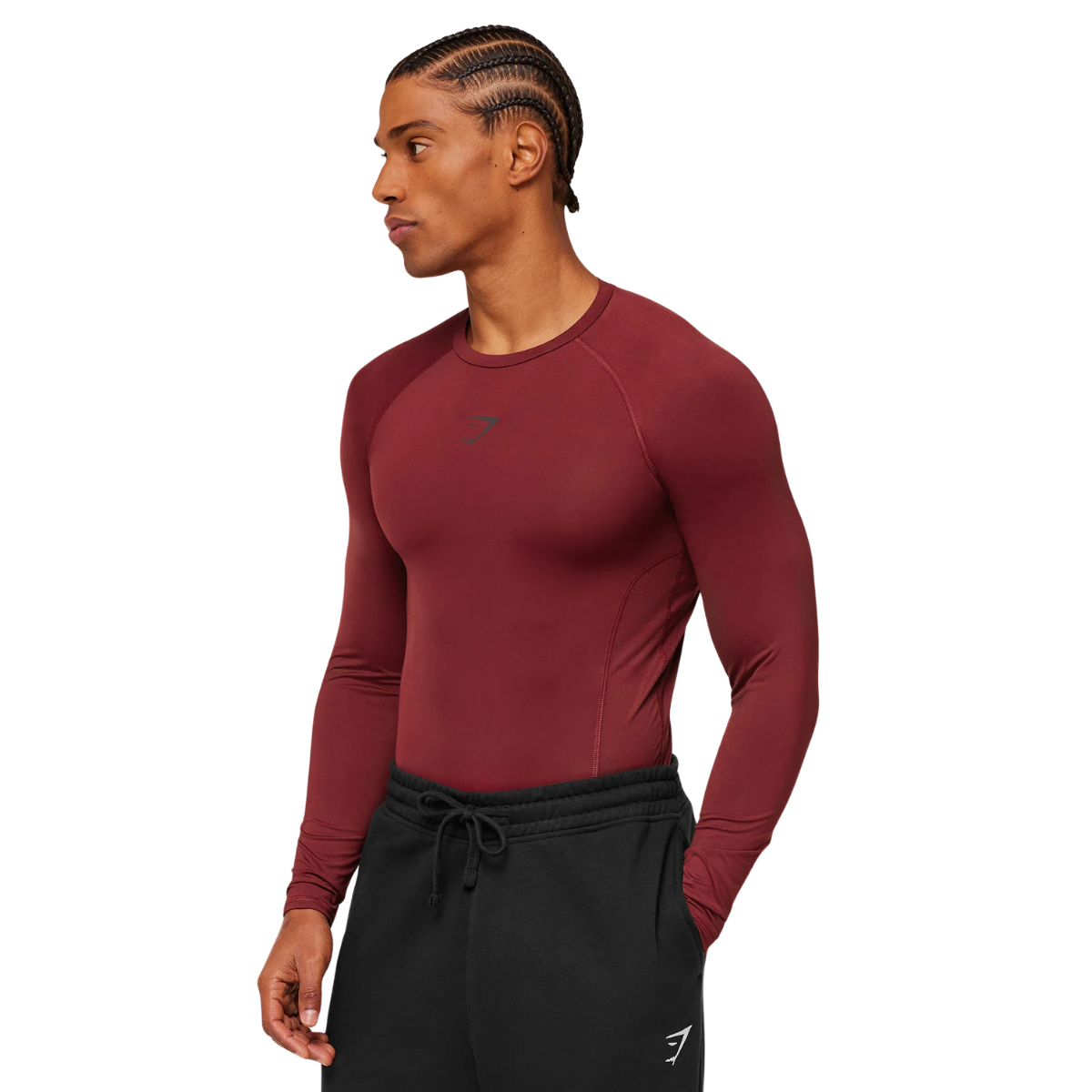 Gymshark Element Baselayer Long Sleeve T-Shirt Sets Red