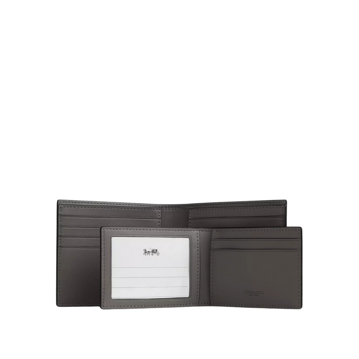 Coach 3-In-1 Wallet In Signature Canvas With Patches Grey Multi