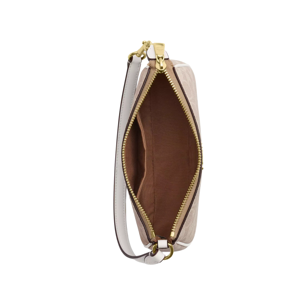 Coach Nolita 19 In Signature Canvas Gold Sand Chalk