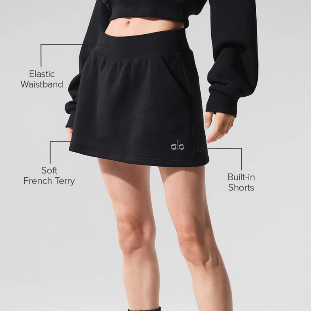 Alo Yoga Women's Accolade Skirt Black