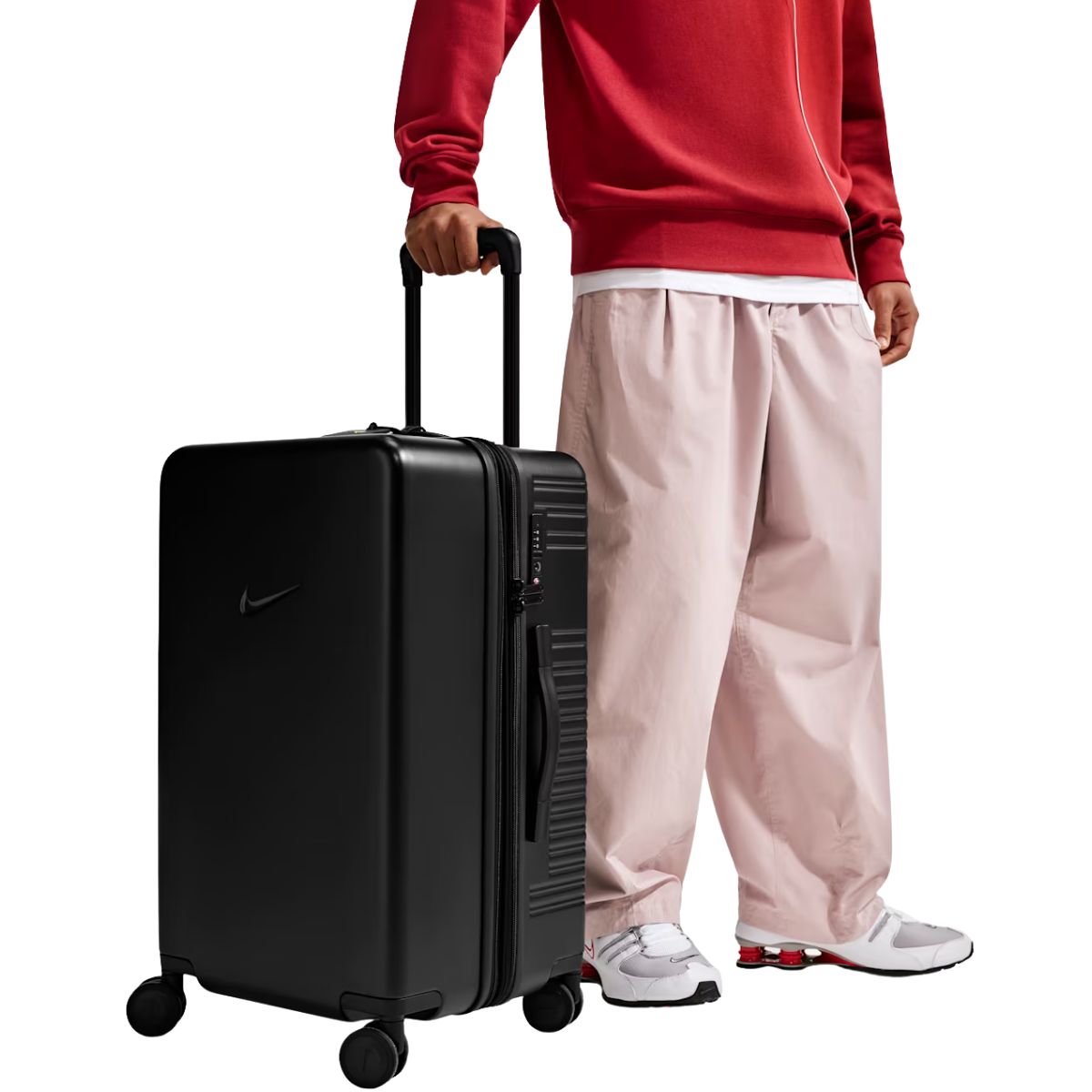 Nike Medium Checked 26 Hardshell 96L Luggage Black