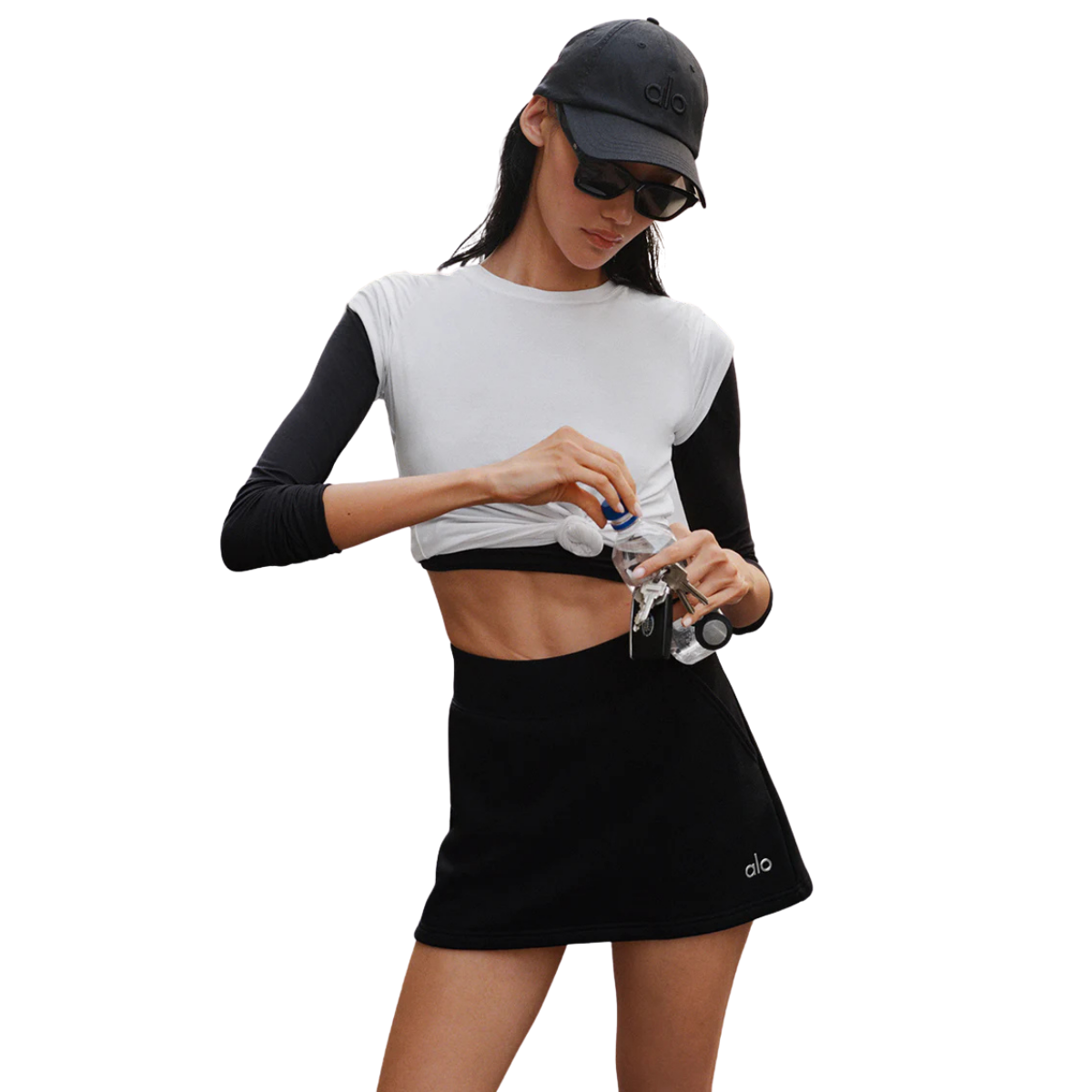 Alo Yoga Women's Accolade Skirt Black